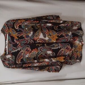 EST 1946 Blouse - Size 14/16W - Paisley top